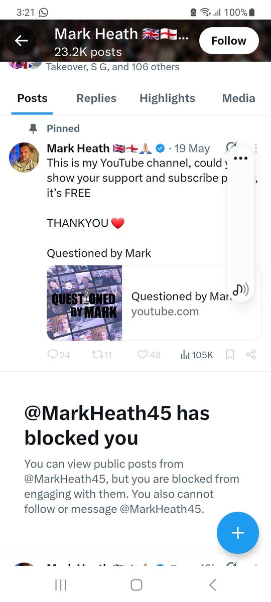 This shit bag fuck face slander me, lies about me , throws me under a bus all for his own agenda then blocks me as soon as I can prove he's a fcking liar... I hope the world sees you mark Heath as I do.