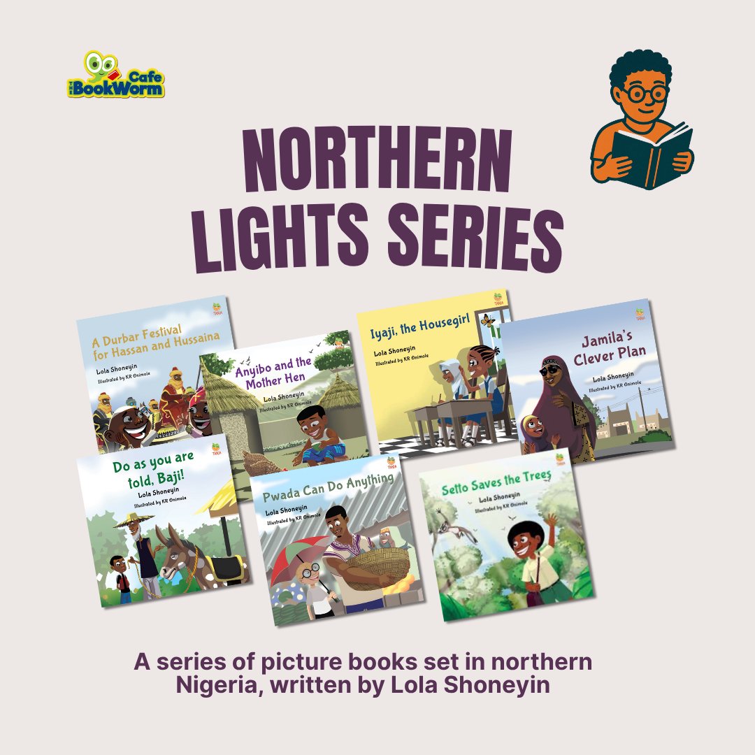 🌟 AUTHOR OF THE MONTH: LOLA SHONEYIN 🌟
We’re celebrating the brilliant Lola Shoneyin all July! 📚
We’re kicking off with her Northern Lights Series — delightful picture books that spotlight Northern Nigerian life, culture &amp; values. Stay tuned for more gems! ✨
#LolaShoneyin