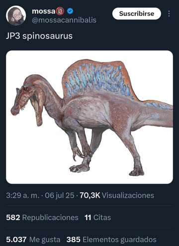 To clarify for anyone- mainly on PaleoTwitter- who’s unaware, this is the guy behind the redesigns of the JW hybrids and JP3 Spinosaurus that’ve recently blown up. 

And they’ve been pulling racist, pedo-fork shit for a long awhile it seems. Yeah, definitely unfollow/avoid them.