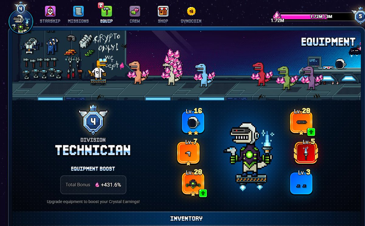 DiegolaOfc's tweet image. Today I got my first mythical item in the project @AngryDynomites #ProjectVoyagerDay26