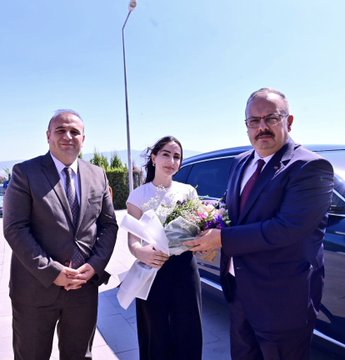 Vali Yakup Canbolat, Kaymakam Hasan TAŞ’ı Ziyaret Etti