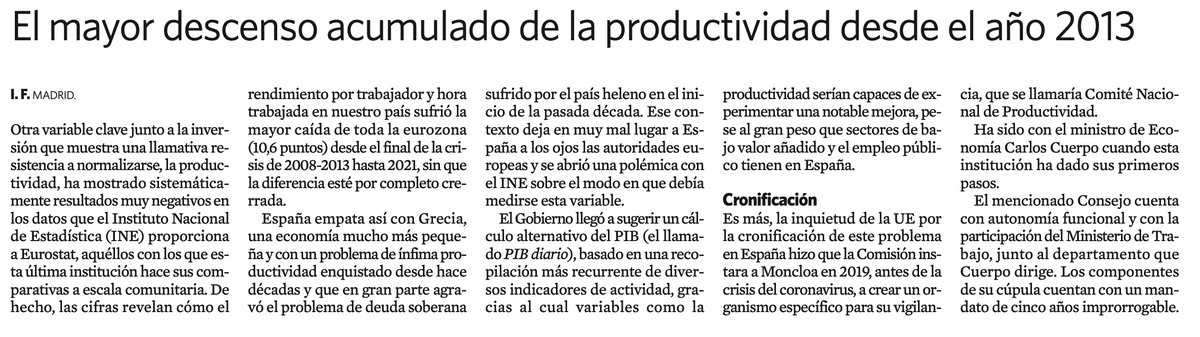 El Gobierno de ESP dice que la economía va muy bien. Las oposiciones no dicen nada. (El Economista 07.07.2025). (El 'PIB diario' sale de dividir el PIB anual entre los 365 días del año. No indica nada porque la actividad económica no es uniforme).