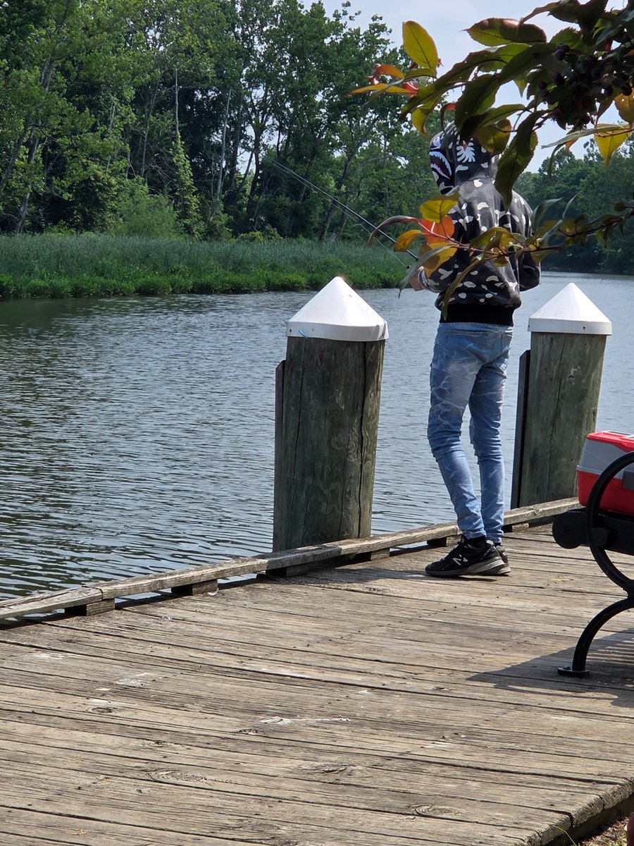 DJS Elkton staff &amp; youth enjoyed a meaningful day of connection &amp; growth through a lunch &amp; fishing outing in North East, MD For many #DJSyouth, it was their first time learning to fish &amp; were guided by supportive staff who shared skills &amp; encouragement.  bit.ly/3IcWVLP