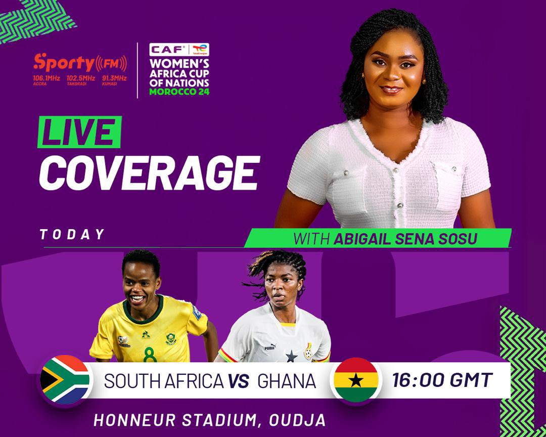 sena_sosu's tweet image. Join myself and the team at 3:30pm on @SportyFM_ for live commentary.. Go Ghana Go black queens #mummyspridetotheworld #livecommentary