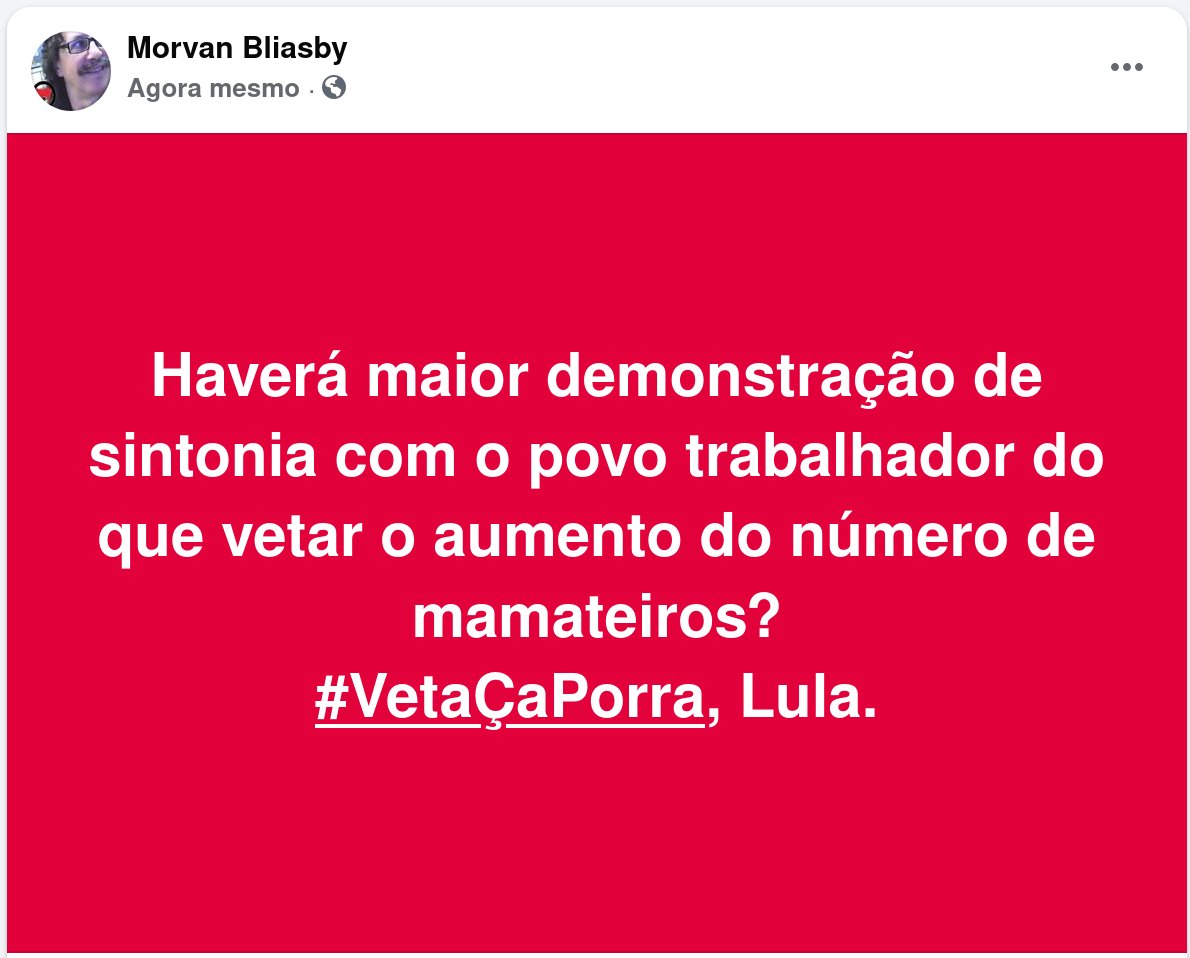 Veta integralmente. Já tem teteiro vazando pelo ladrão.