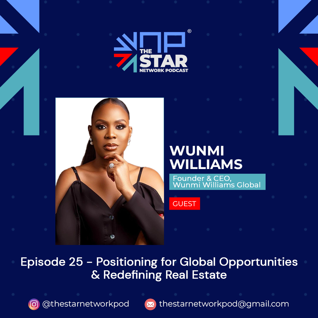 Welcome our next guest 📣📣 🥁🥁 Wunmi Williams, Founder &amp; CEO, Wunmi Williams Global

Wunmi builds businesses, platforms, and opportunities that help others thrive. With over 20 years in Retail and Real Estate, she’s helped shape Nigeria’s commercial landscape and empowered