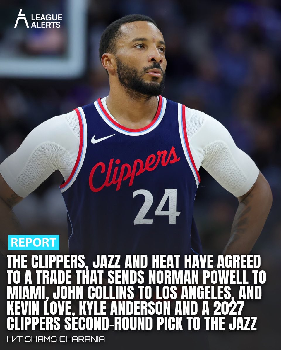 Norman Powell is headed to the Heat!