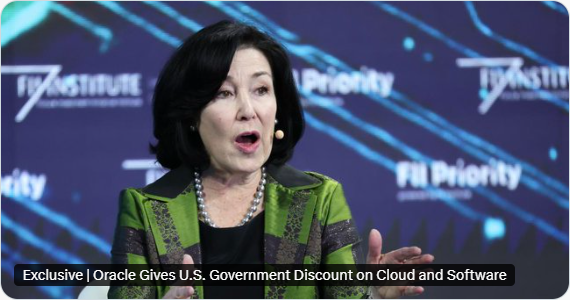 Safra Catz (@safracatz) on Twitter photo Thank you, <a href="/realDonaldTrump/">Donald J. Trump</a> and the <a href="/USGSA/">GSA</a> for working with <a href="/Oracle/">Oracle</a> to deliver the modern, cutting-edge technology our federal government deserves. Through our landmark agreement, the United States will gain access to the world’s most advanced, AI-ready, and secure cloud. <a href="/POTUS/">President Donald J. Trump</a> Thank you, <a href="/realDonaldTrump/">Donald J. Trump</a> and the <a href="/USGSA/">GSA</a> for working with <a href="/Oracle/">Oracle</a> to deliver the modern, cutting-edge technology our federal government deserves. Through our landmark agreement, the United States will gain access to the world’s most advanced, AI-ready, and secure cloud. <a href="/POTUS/">President Donald J. Trump</a>