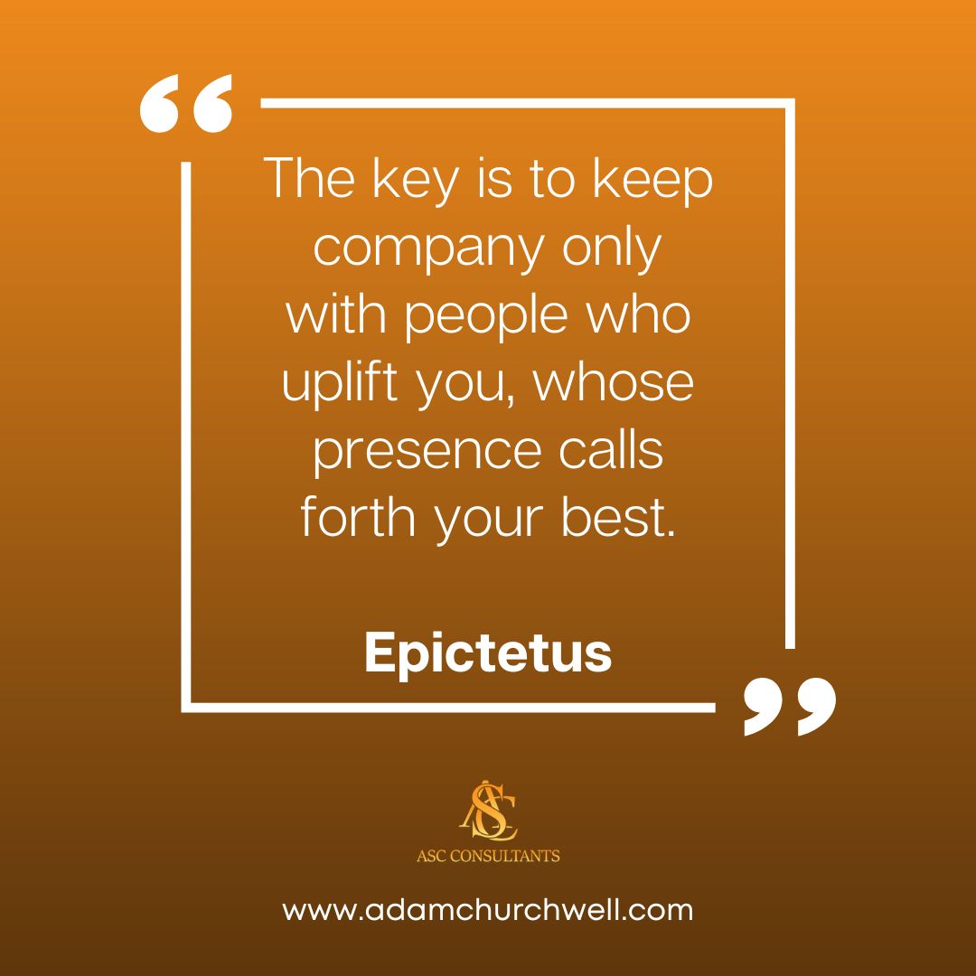 AdamChurchwell's tweet image. The key is to keep company only with people who uplift you, whose presence calls forth your best.

-Epictetus-

#MondayMotivation #SuccessSimplified