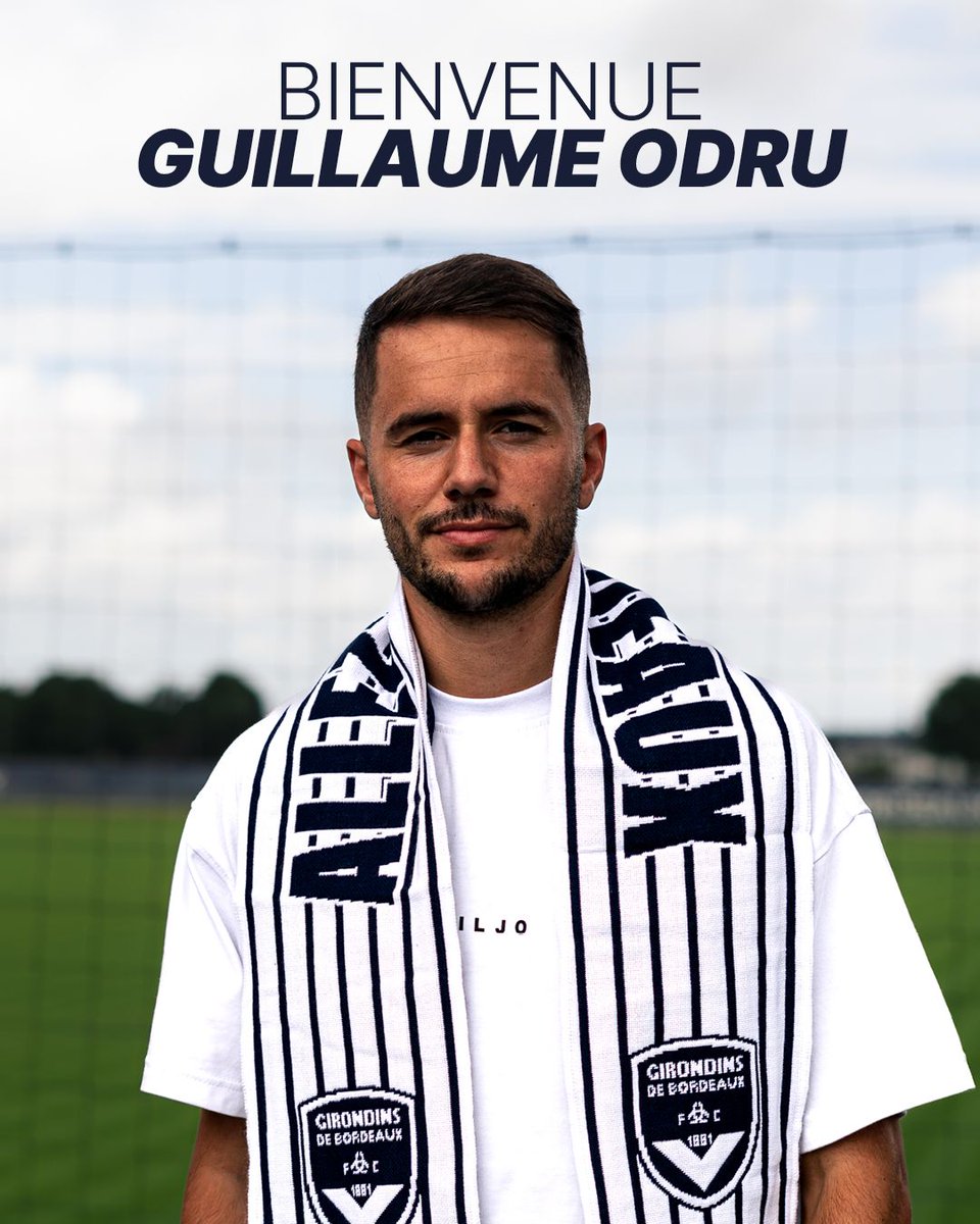 𝘽𝙞𝙚𝙣𝙫𝙚𝙣𝙪𝙚 𝙂𝙪𝙞𝙡𝙡𝙖𝙪𝙢𝙚 💙🤍

Guillaume Odru s’engage avec les Girondins de Bordeaux en provenance de Al-Fujairah SC (Émirats Arabes Unis). Natif de Grenoble, ce milieu de terrain de 28 ans possède une solide expérience en National 2 avec plus de 150 matchs disputés