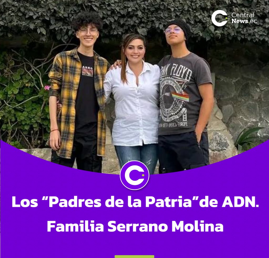 CentralNewsEC's tweet photo. PADRES DE LA PATRIA.
Los nuevos “Padres de la Patria” en la asamblea nacional son la familia del asambleísta Dominique Serrano, los Serrano Molina, dominan la asamblea todos “trabajan” ahí. 
@AsambleaEcuador @NielsOlsenP https://t.co/gAf882ueYP