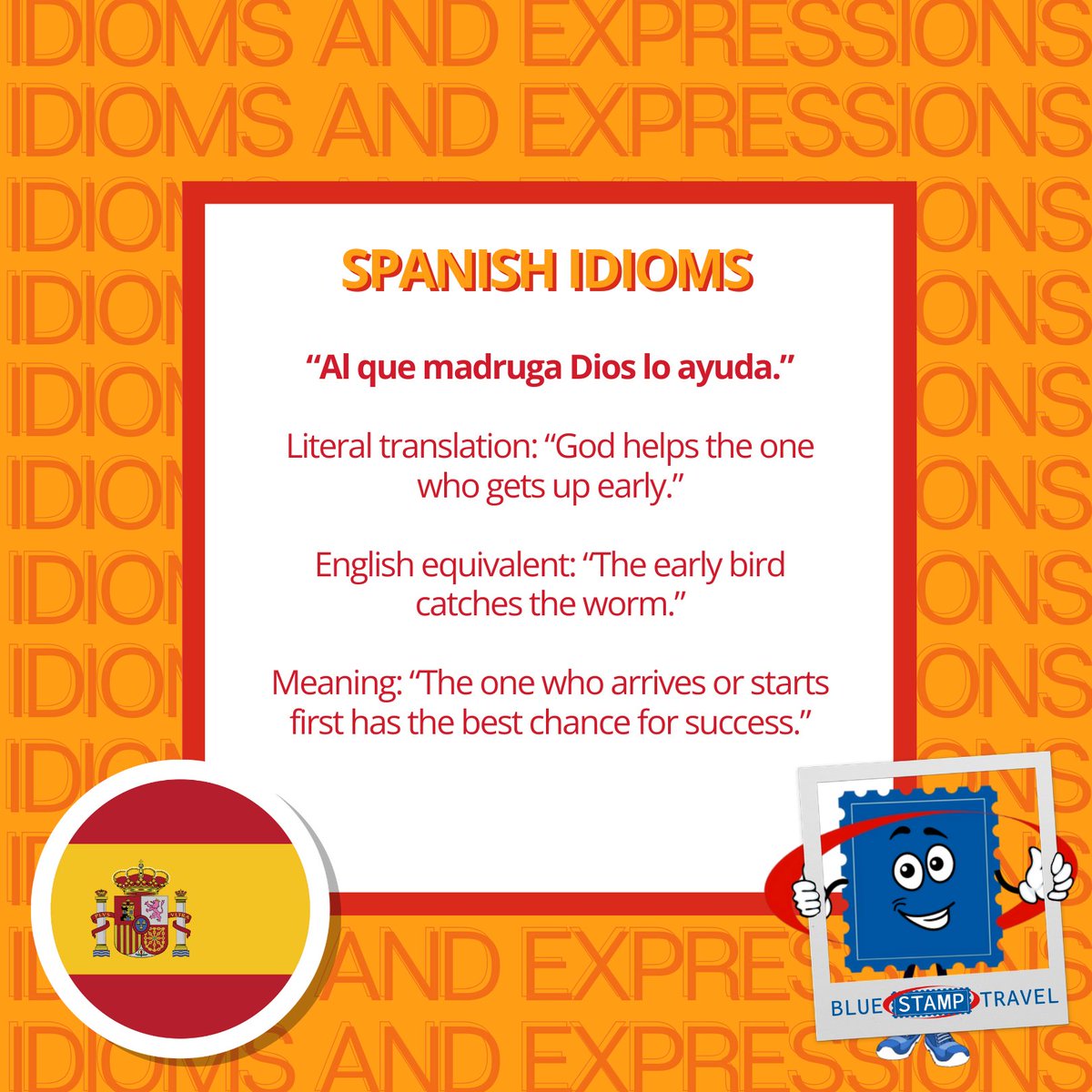 Spanish idiom of the day! 🇪🇸✨

#langtwt #mfltwitterati #mfl