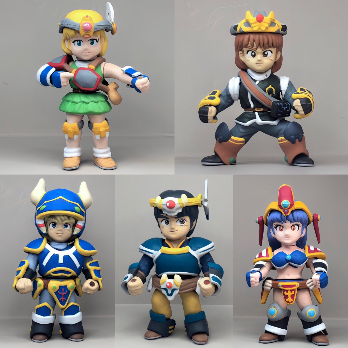 TOSOUNIKKI's tweet image. 甲竜伝説ヴィルガストシリーズより
ガシャポンR.P.G.シリーズより

✨英雄物語①旅立ちの章✨

着色まとめ画像
ビフォーアフター

三池瞬
クイ
クリス
ユータ
ファンナ

#ヴィルガスト
#ガン消し