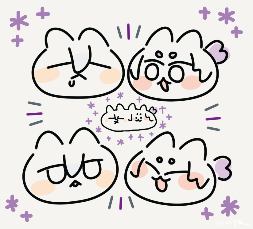 ngro　餅　魔除けステッカーにでもしようかな…