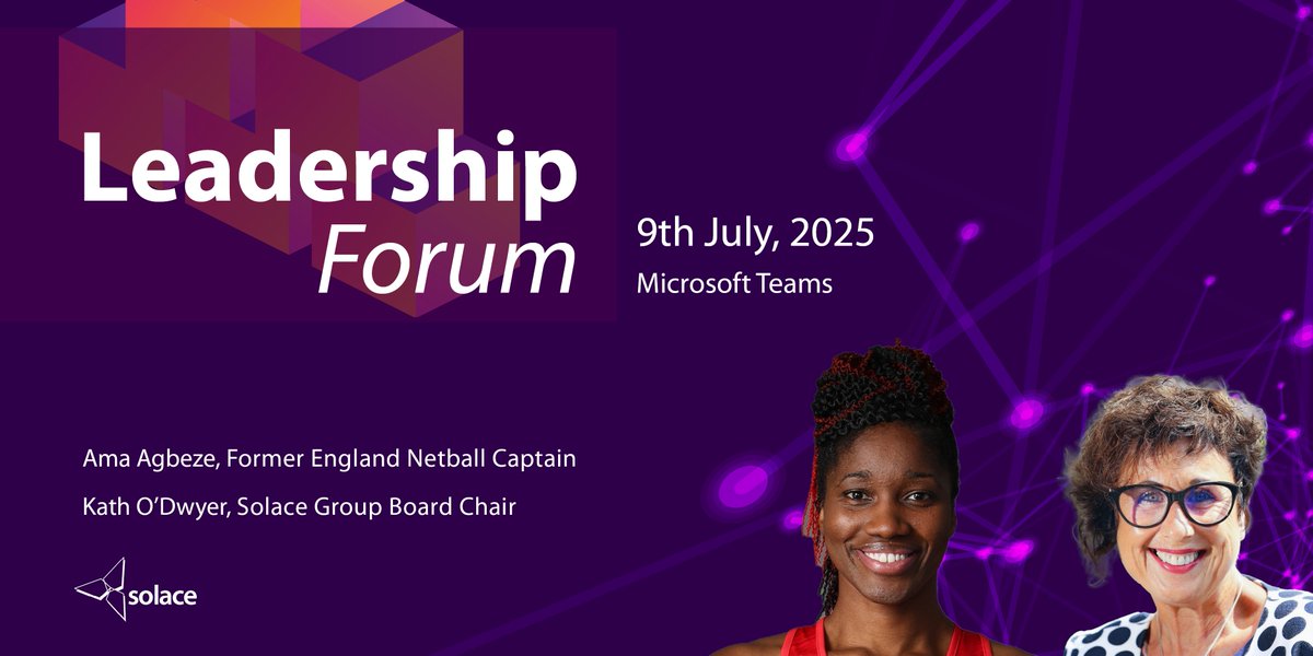 Solace (@solace_uk) on Twitter photo 🚨 Just 3 Days to Go! 🚨
The #SolaceLeadershipForum 2025 is nearly here – and there's still time to book your place!
📅 Wednesday 9th July | 🕦 11:30 – 13:00
💻 Online via Microsoft Teams
🎤 Hear from:
✨ Ama Agbeze (<a href="/amaagbeze/">Ama Agbeze</a>) – Former England Netball Captain
✨ Kath 🚨 Just 3 Days to Go! 🚨
The #SolaceLeadershipForum 2025 is nearly here – and there's still time to book your place!
📅 Wednesday 9th July | 🕦 11:30 – 13:00
💻 Online via Microsoft Teams
🎤 Hear from:
✨ Ama Agbeze (<a href="/amaagbeze/">Ama Agbeze</a>) – Former England Netball Captain
✨ Kath