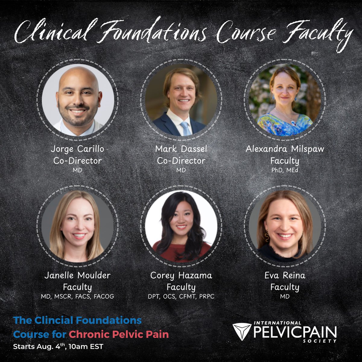 PelvicPainOrg's tweet image. 🍎 Meet our amazing faculty!
The Clinical Foundations Course is led by some of our best educators around! This hybrid + asynchronous course will take your CPP care to new heights, and you'll have these friendly faces behind all the way!
Sign up: pelvicpain.org/meetings/webin…