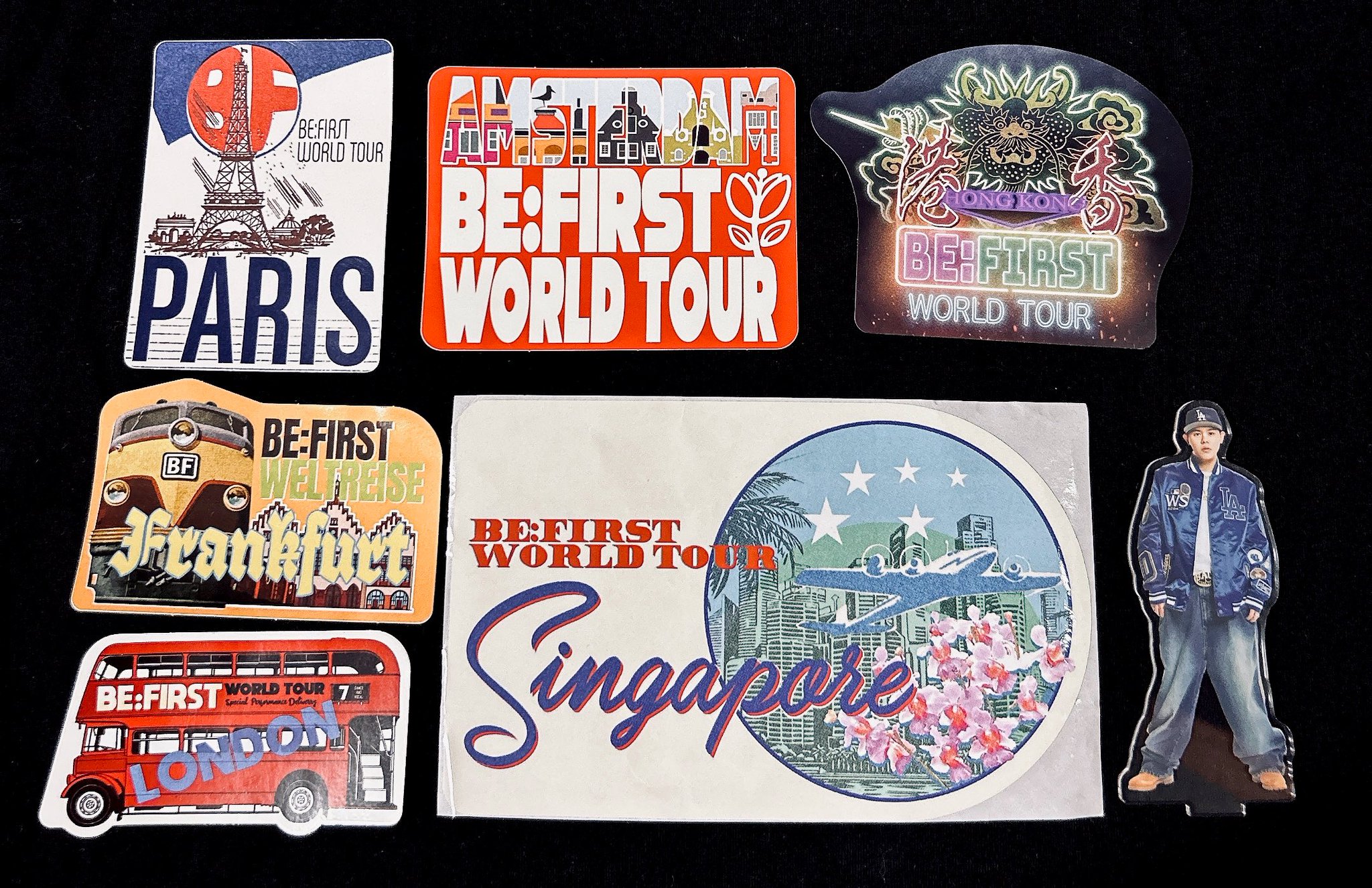 BE:FIRST World Tour 2025 シンガポール ステッカー 2枚 BE FIRST World Tour 2025 VIP特典 ステッカー｜Yahoo!フリマ