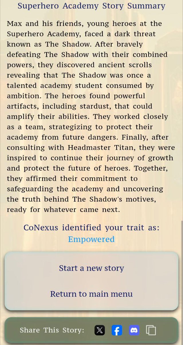🚀 CoNexus v1.2 is LIVE - the multiverse is opening up further.

This is a foundational update that sets us up for scale, smoother onboarding, and smarter storytelling.
Explore the platform without signing in.
Story links work. The Dashboard is public.
We’ve opened the doors and