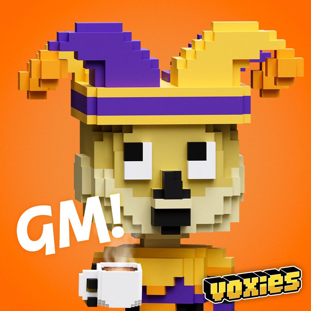 gm gm! Let's crush it this week Voxies!