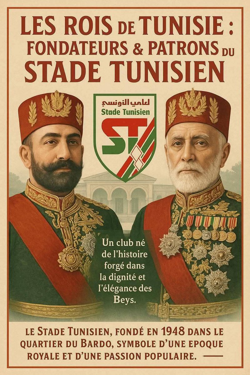 ⚽ <a href="/stadetunisien48/">Stade Tunisien</a> ❤️💚🤍
📊 1948_2025. 🧨
📊 18 🏆
📊 77 سنة من المجد والألقاب والعراقة
👑 بايات البلاد 🇹🇳
♦️ بقلاوة finoallafine ST 🫶
🎙️Makrem Hazgui ستاديست ورأسي عالي أب عن جد