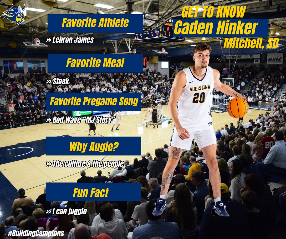 AugieMBB's tweet image. 🚨Get To Know ➡️ Caden Hinker🚨

Redshirt Junior - Forward 

X: @CadenHinker 

#BuildingChampions @AugieMBB