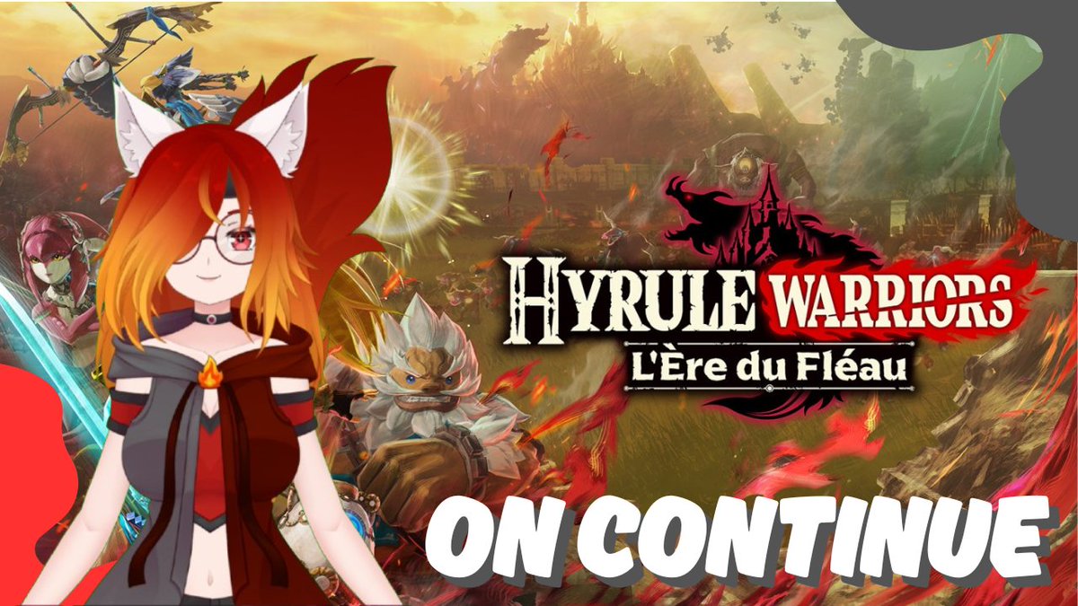 On est parti pour continuer Hyrule Warriors ! 

twitch.tv/missflamme

#vtuber #vtuberfr #twitch #streamer #stream