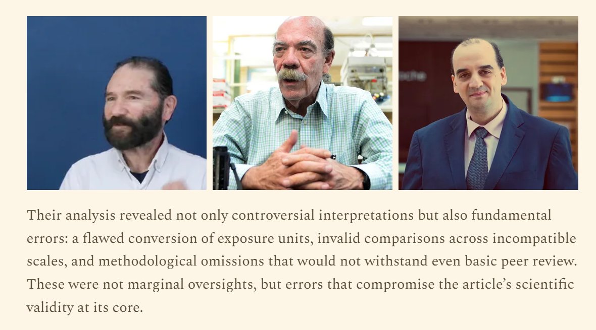 "When Rigor Collapses: Anatomy of a Flawed Study on Vaping and Toxic Exposure
And When Precision Strikes Back: A Scientific Autopsy by Sussman, Gómez-Ruiz, and Farsalinos Against the Machinery of Impact-Driven Science"

By Claudio Teixeira.

claudioteixeira.substack.com/p/rushed-scien…