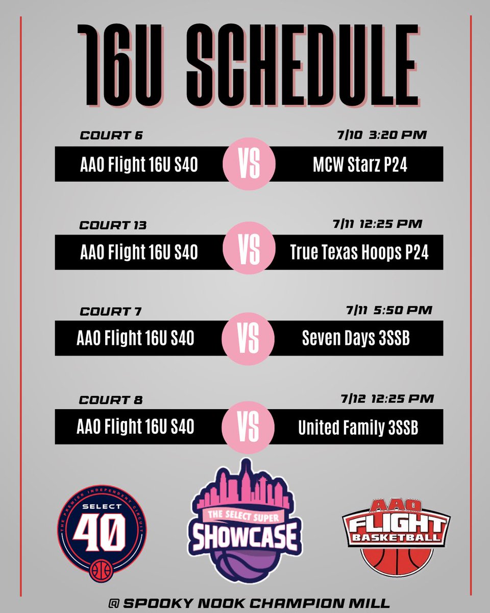 FlightAAOGBB's tweet image. 16U AAO Flight S40 enters the July live period with a record of 5-0 in @SelectEventsBB
Schedules below!