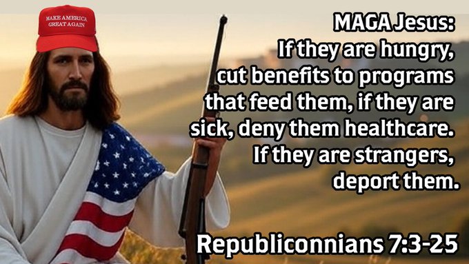 #DemsUnited #DemVoice1 
If you believe this and have "Christian" in your profile, you have no idea what Jesus preached.