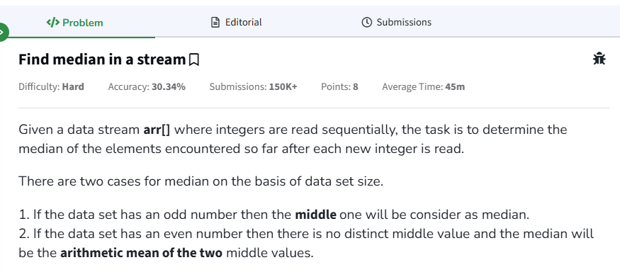 Sheetal Bajaj (@sheetal_11) on Twitter photo 🚀Day 98 of #gfg160 Challenge!
Solving problems from the GfG 160 Series !
🛠Solved Problem: "Find median in a stream".
Excited to continue this journey ➿🤞
<a href="/geeksforgeeks/">GeeksforGeeks</a>
#geekstreak2025 🚀Day 98 of #gfg160 Challenge!
Solving problems from the GfG 160 Series !
🛠Solved Problem: "Find median in a stream".
Excited to continue this journey ➿🤞
<a href="/geeksforgeeks/">GeeksforGeeks</a>
#geekstreak2025