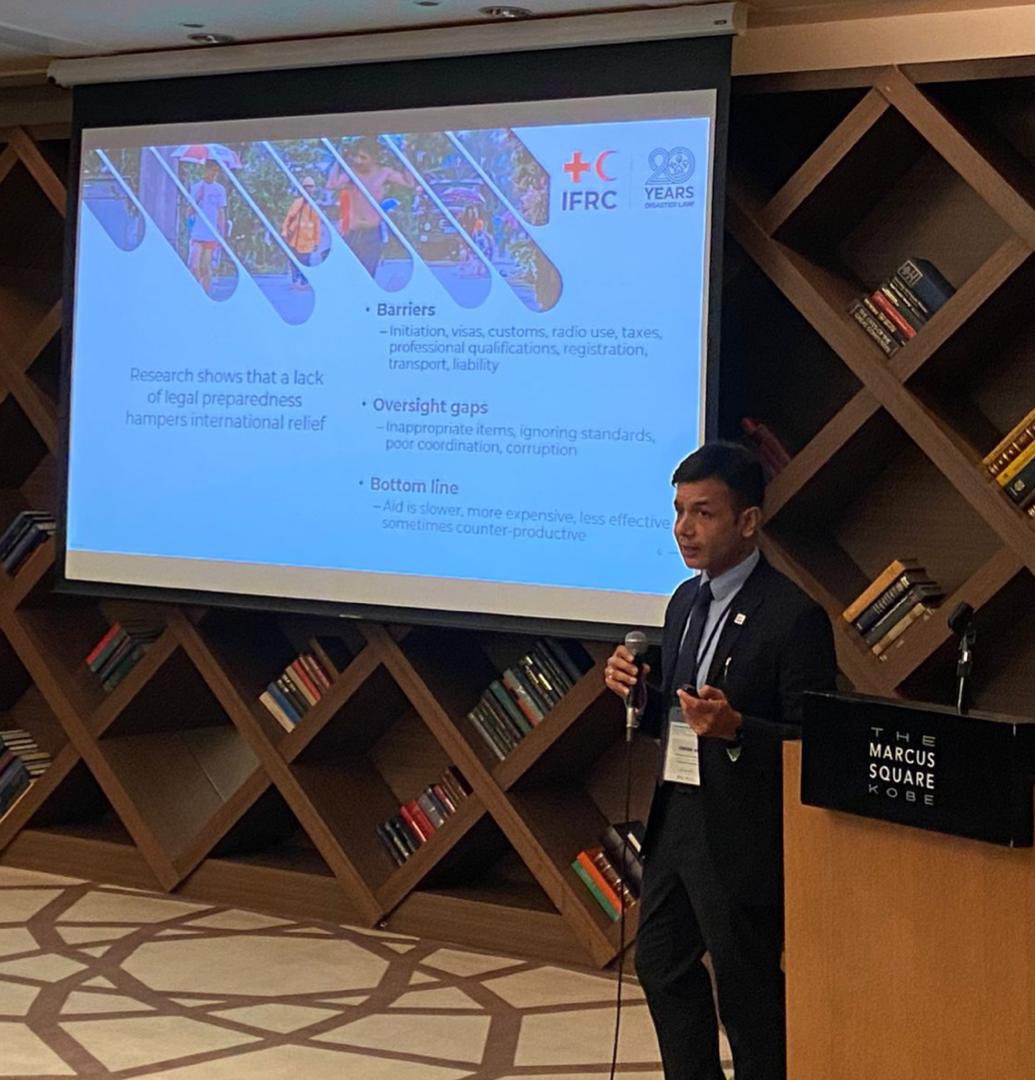 joysinghal's tweet photo. Presented today to the Trilateral Cooperation Secretariat on the importance of legal frameworks in effective disaster response, engaging China, Japan, and Korea officials.

Insightful discussions on the global Treaty on Protection of People in Disasters.

@Disaster_Law @TCS_tweet https://t.co/zKNSF42NEp