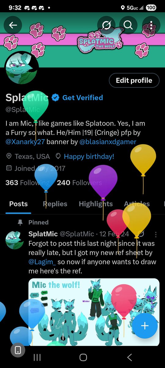 SplatMic's tweet image. The balloons have invaded once again. Can't believe its that time of year again. AND IM ONE YEAR AWAY FROM MY 20S AHHHH
