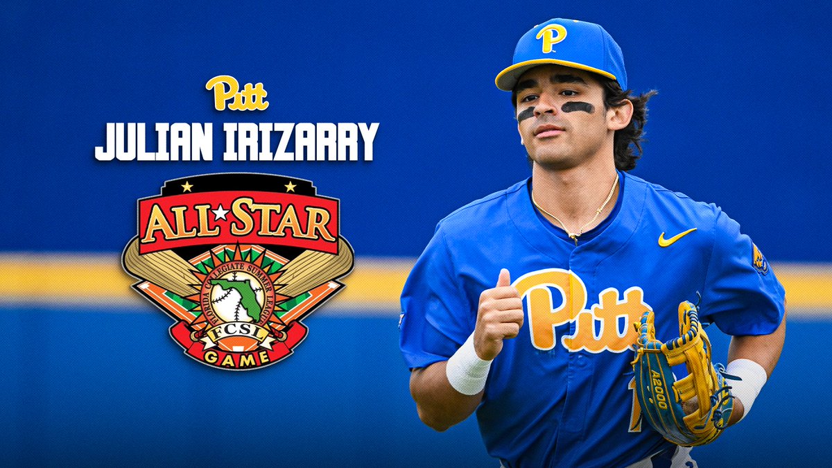 Pitt Baseball (@pitt_base) on Twitter photo All-Star Starter ๐
๐ซ <a href="/julz_irizarry_/">Julian Irizarry</a>
Julz will start in the <a href="/floridaleague/">Florida League</a> All-Star Game tomorrow night๐
๐: tr.ee/sCrwjd0ALl
#H2P All-Star Starter ๐
๐ซ <a href="/julz_irizarry_/">Julian Irizarry</a>
Julz will start in the <a href="/floridaleague/">Florida League</a> All-Star Game tomorrow night๐
๐: tr.ee/sCrwjd0ALl
#H2P