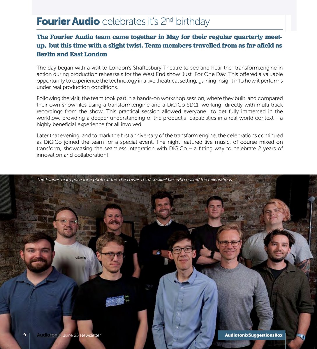 2nd Birthday Celebrations at Fourier Audio. <a href="/fourieraudio/">Fourier Audio</a>