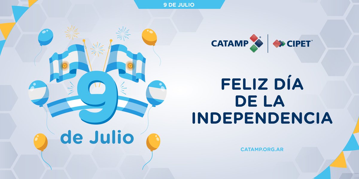 En un nuevo aniversario honramos la declaración de la independencia, acontecimiento clave de la historia política de nuestro país, sobre la cual se construyeron los cimientos de nuestra República Argentina. 
#independenciaArgentina #vivalapatria
