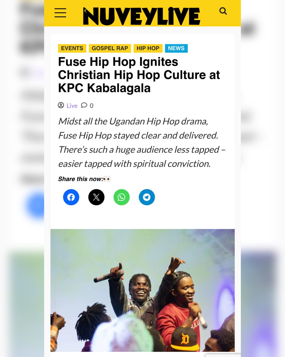 #PlayHouseFest (@playhousefestug) on Twitter photo This is Fresh. The Fuse Hip Event blog is live on <a href="/NuveyLive/">NUVEYLIVE . 10</a>
Read here ๐๐พ nuveylive.org/fuse-hip-hop-iโฆ
Thank you all for loving CHH and supporting the Hip Hop Culture
#Fuse25 #PlayHouseEvents This is Fresh. The Fuse Hip Event blog is live on <a href="/NuveyLive/">NUVEYLIVE . 10</a>
Read here ๐๐พ nuveylive.org/fuse-hip-hop-iโฆ
Thank you all for loving CHH and supporting the Hip Hop Culture
#Fuse25 #PlayHouseEvents