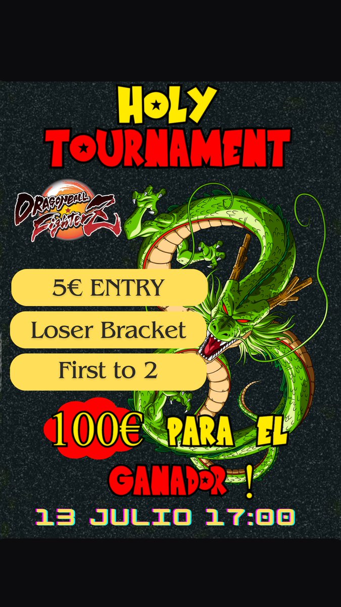 AL FIN HA LLEGADO. 

Mi primer torneo con PREMIO:

100€ para el Ganador. Ft2. Loser Brakcet.

5€ para entrar: paypal.com/ncp/payment/T9…

Este DOMINGO, No os lo perdáis.