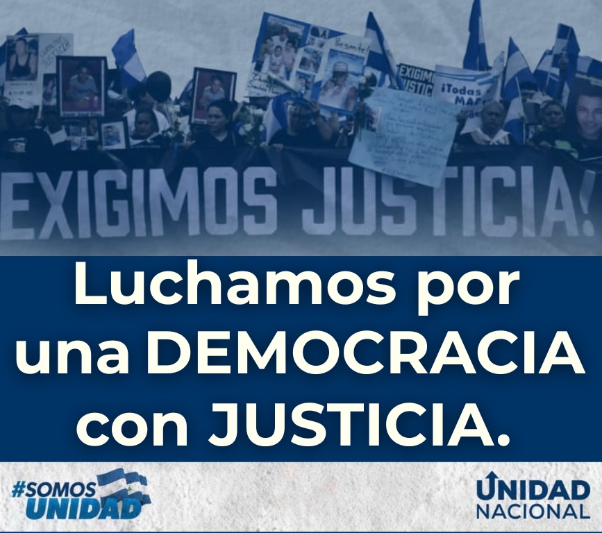 UnidadNic's tweet image. Solo con democracia habrá justicia y los violadores de derechos humanos rendirán cuentas. #NoImpunidad #LibertadPersonasPresasPoliticas