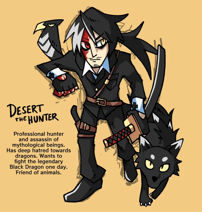 More "Exit the Dragon" boss characters. This time focusing on antagonists for Escape, though Exit probably meets them as well during her adventure.