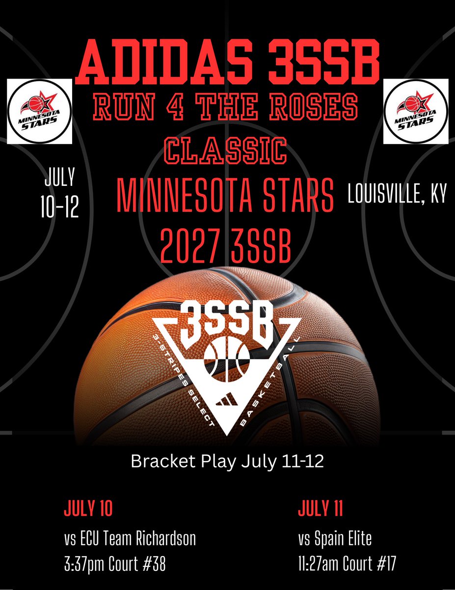 Minnesota Stars 2027 3SSB (@mnstars2027) on Twitter photo College coaches‼️ Check out this <a href="/MinnesotaStars/">Minnesota Stars AAU</a> <a href="/3SSBCircuit/">3Stripes Select Basketball</a> team this week at #Run4TheRoses in Louisville. A talented, fun group to watch🏀 <a href="/GMacHoops/">Grant McGinnis</a> <a href="/pgh_lisa/">PrepGirlsHoopsLisa</a> <a href="/PGHMinnesota/">Prep Girls Hoops Minnesota</a> <a href="/EricJrAllStar/">EricJrAllStar</a> <a href="/JrAllStarMN/">Minnesota Jr. All-Star GBB</a> <a href="/FiveStateHoops/">Chuck Thompson</a> <a href="/MasonHAsher/">Mason Asher</a> #StarsFam College coaches‼️ Check out this <a href="/MinnesotaStars/">Minnesota Stars AAU</a> <a href="/3SSBCircuit/">3Stripes Select Basketball</a> team this week at #Run4TheRoses in Louisville. A talented, fun group to watch🏀 <a href="/GMacHoops/">Grant McGinnis</a> <a href="/pgh_lisa/">PrepGirlsHoopsLisa</a> <a href="/PGHMinnesota/">Prep Girls Hoops Minnesota</a> <a href="/EricJrAllStar/">EricJrAllStar</a> <a href="/JrAllStarMN/">Minnesota Jr. All-Star GBB</a> <a href="/FiveStateHoops/">Chuck Thompson</a> <a href="/MasonHAsher/">Mason Asher</a> #StarsFam
