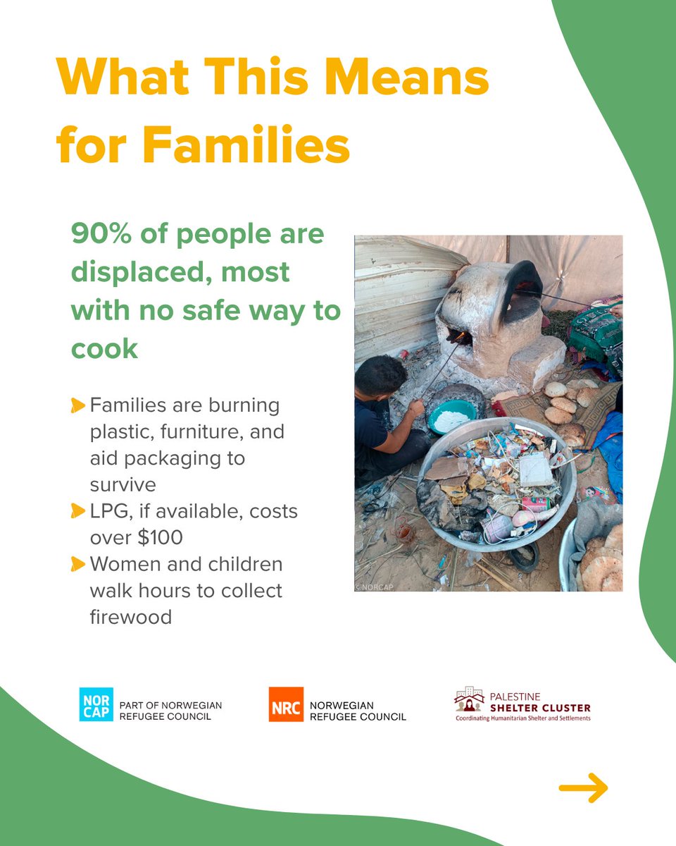 EnergyGPA's tweet image. The Urgent Need for Energy Access in Gaza: A new report from @NORCAPweb, @NRC_Norway, and Shelter Cluster Palestine highlights the devastating energy challenges facing Gaza and the urgent need for coordinated, life-saving action. Swipe to learn more➡️
🔗nrc.no/globalassets/p…