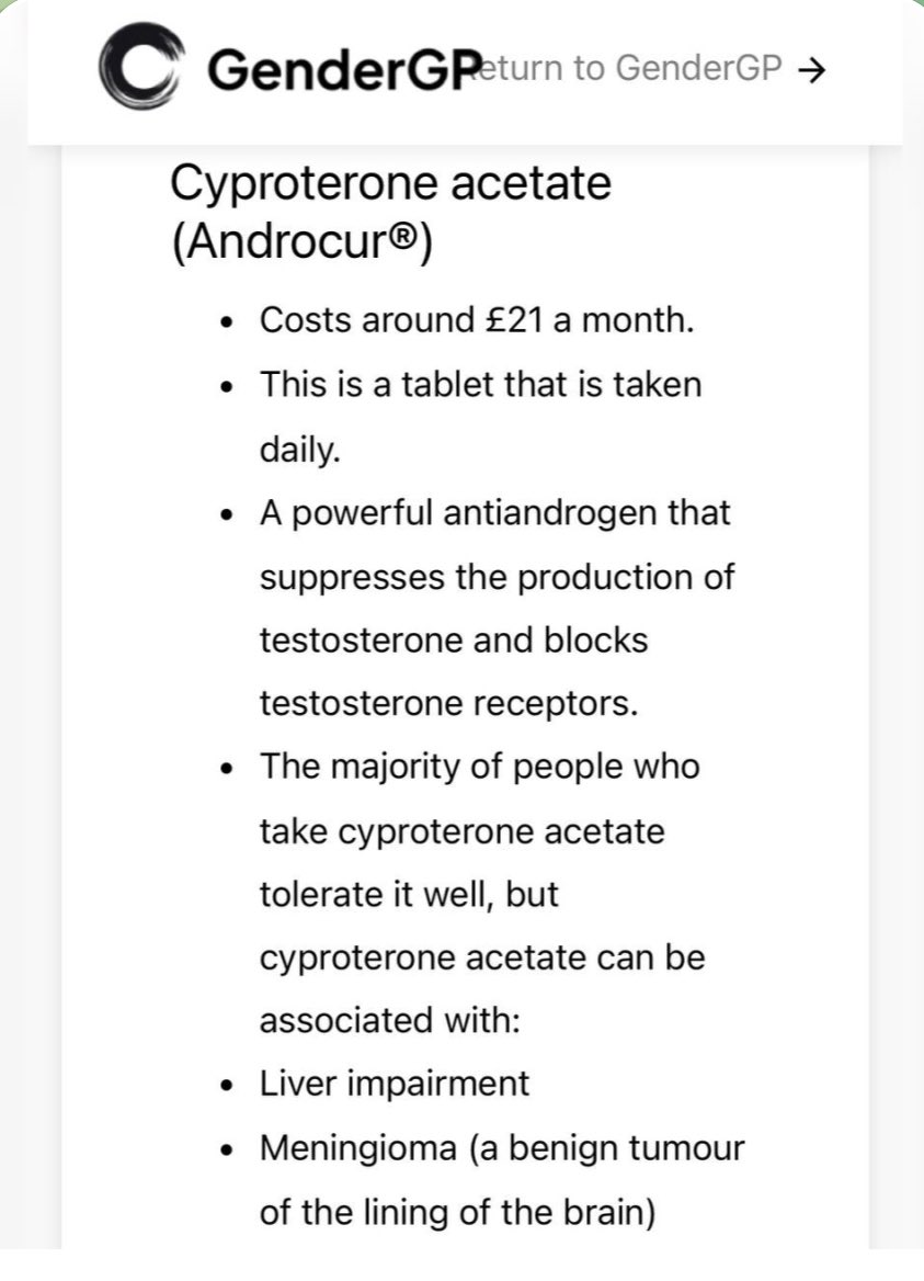 AllianceLGB's tweet image. Shockingly, Gender GP (the company run by disgraced doctor Helen Webberley) is still trying to get around the puberty blockers ban, this time using a drug with added liver disease and brain tumour side-effects. Gay teens are not sick (until they take these harmful drugs).