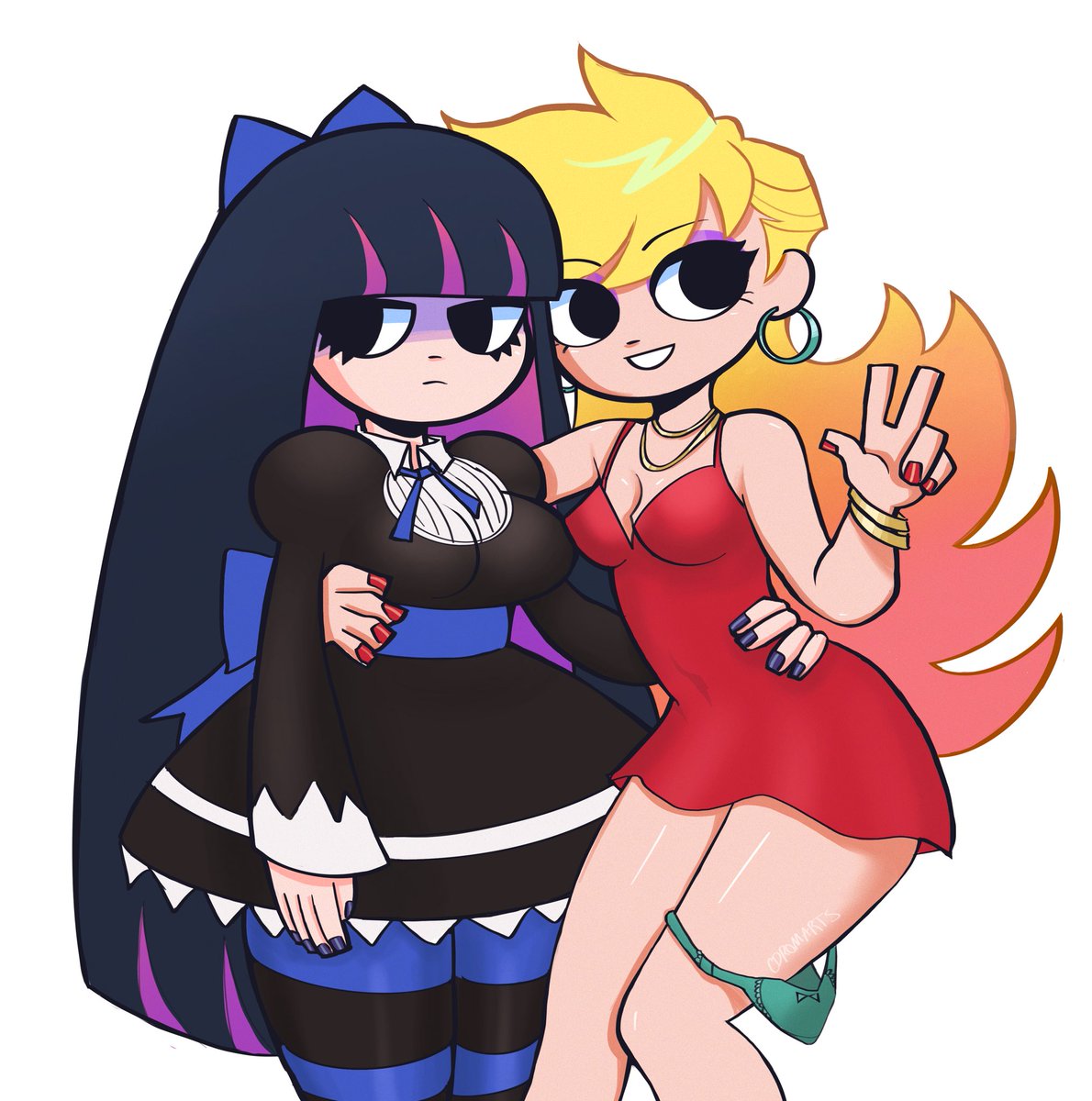 panty and stocking scott pilgrim style