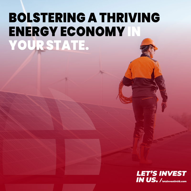 LetsInvestUS's tweet photo. Hundreds of thousands of businesses – both large and small – are counting on federal energy tax credits and incentives to meet their current and future energy needs. 

More on how energy tax credits support economic vitality: