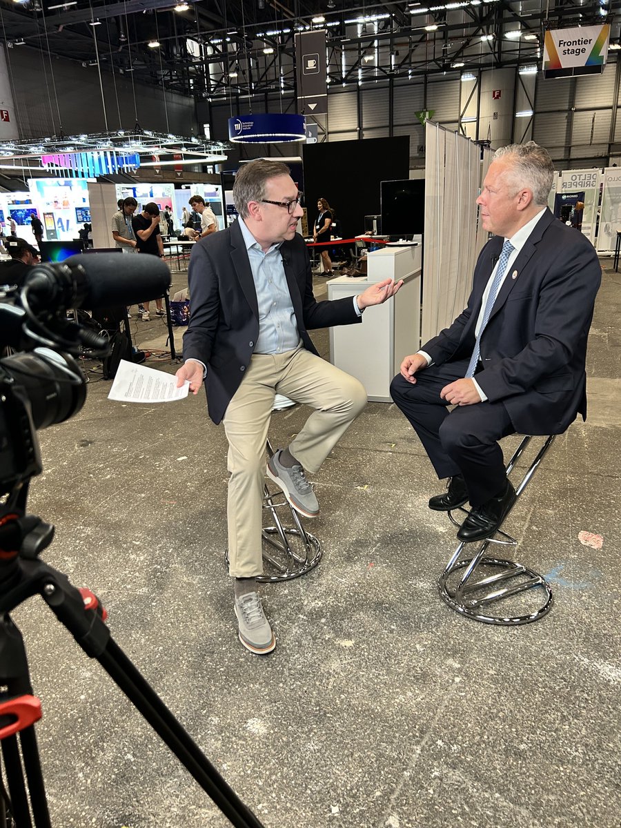 GZERO Media (@gzeromedia) on Twitter photo To kick off our coverage of this yearās <a href="/AIforGood/">AI for Good šŗš³ #AIforGood</a> summit, GZEROās <a href="/TonyMaciulis/">Tony Maciulis</a> spoke with <a href="/ITU/">Intāl Telecommunication Union</a>'s Fred Werner, who co-founded the event in 2017. To kick off our coverage of this yearās <a href="/AIforGood/">AI for Good šŗš³ #AIforGood</a> summit, GZEROās <a href="/TonyMaciulis/">Tony Maciulis</a> spoke with <a href="/ITU/">Intāl Telecommunication Union</a>'s Fred Werner, who co-founded the event in 2017.