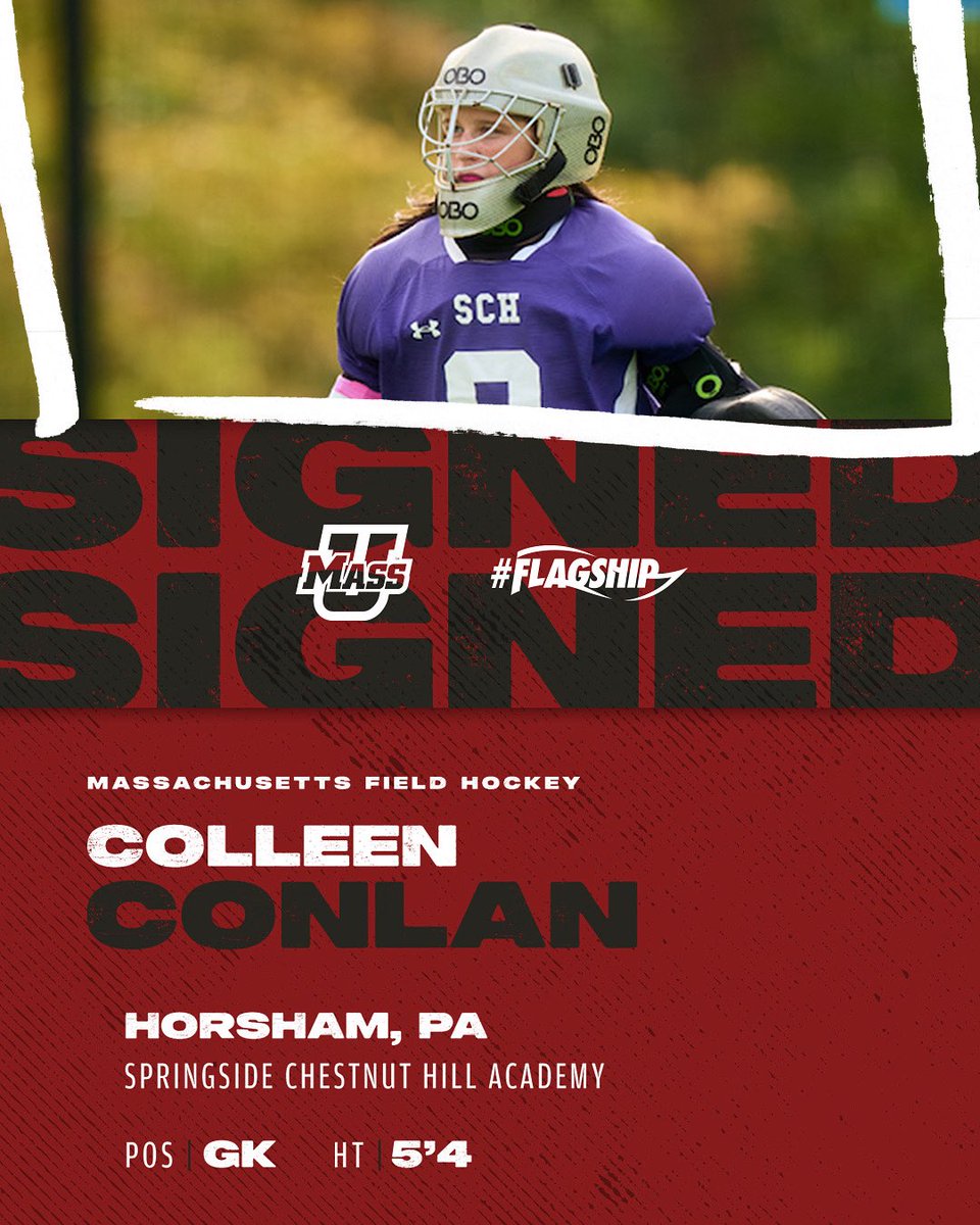 UMassFH's tweet image. 𝙊𝙛𝙛𝙞𝙘𝙞𝙖𝙡𝙡𝙮 a minutewoman ✍️
Welcome to the family Colleen!!
#RollUMass x #Flagship🚩