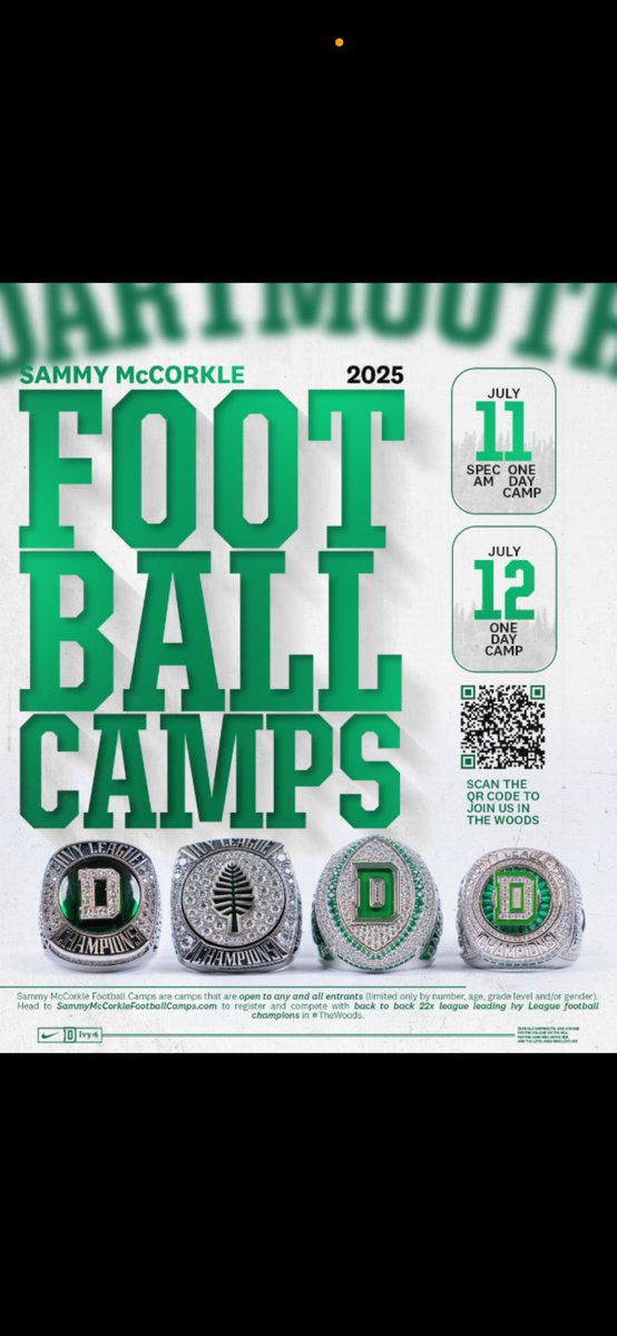 Thank you for the camp invite coach! <a href="/coachirishodea/">Danny O'Dea</a>