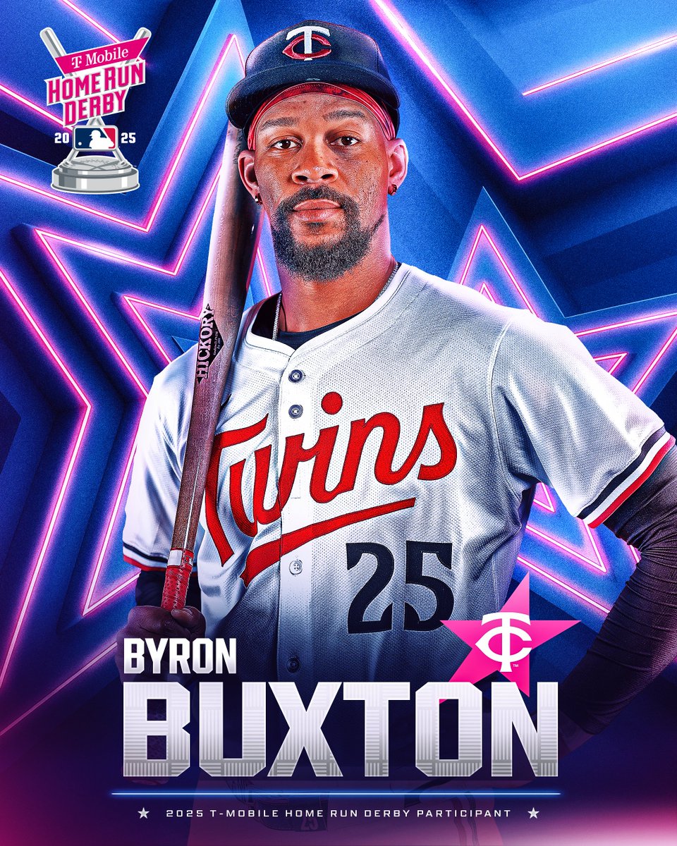 Byron Buxton is IN!

The Georgia native announced on IG he’ll compete in the <a href="/TMobile/">T-Mobile</a> #HRDerby in Atlanta!