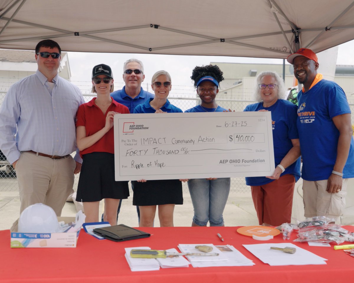 IMPACT Community Action (@impactca) on Twitter photo IMPACT Community Action would like to thank <a href="/AEPOhio/">AEP Ohio</a> for their generous donation! We deeply appreciate their support as we join hands in the fight against poverty. IMPACT Community Action would like to thank <a href="/AEPOhio/">AEP Ohio</a> for their generous donation! We deeply appreciate their support as we join hands in the fight against poverty.