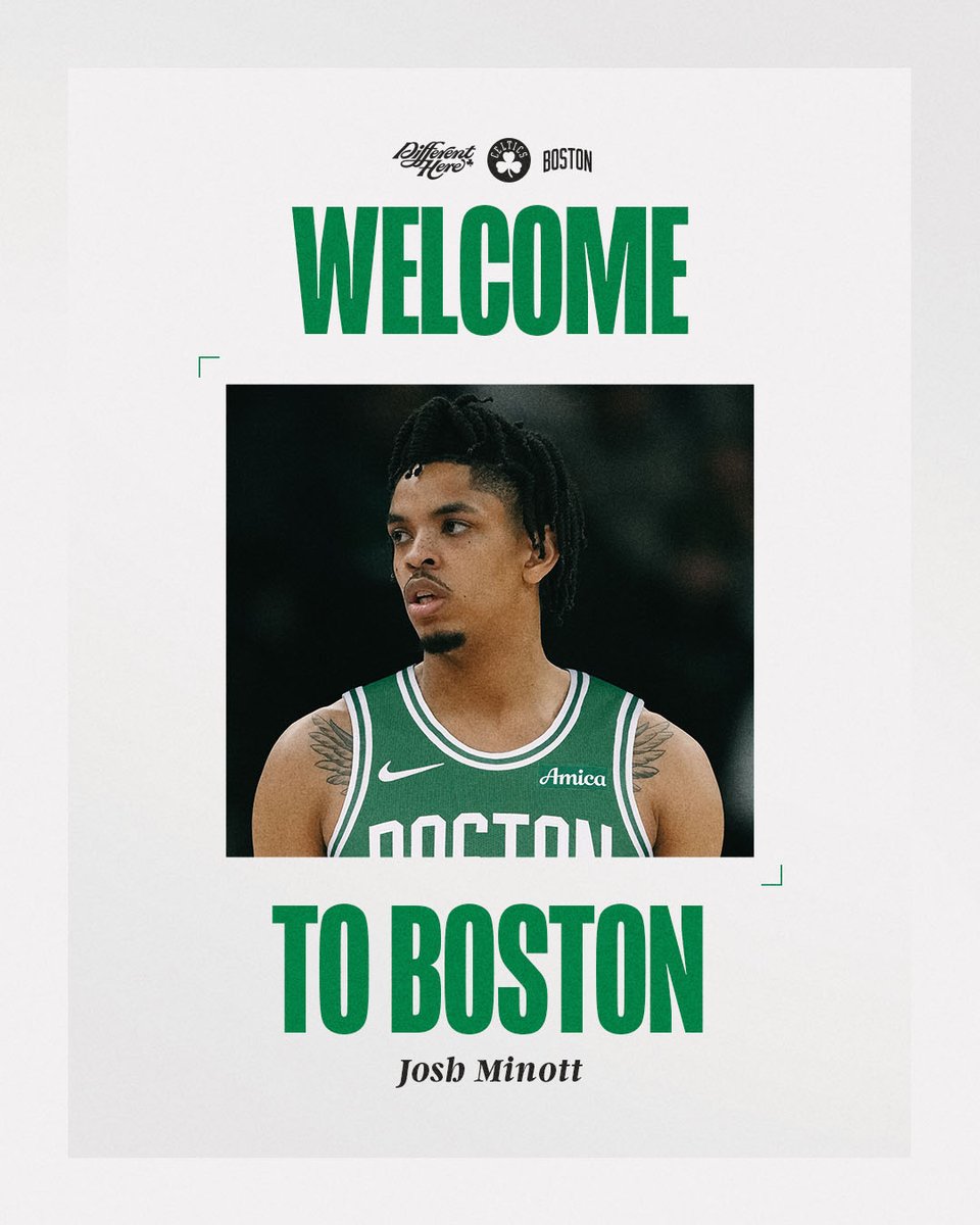 Welcome to Boston, <a href="/joshminott/">Josh Minott</a> ☘️